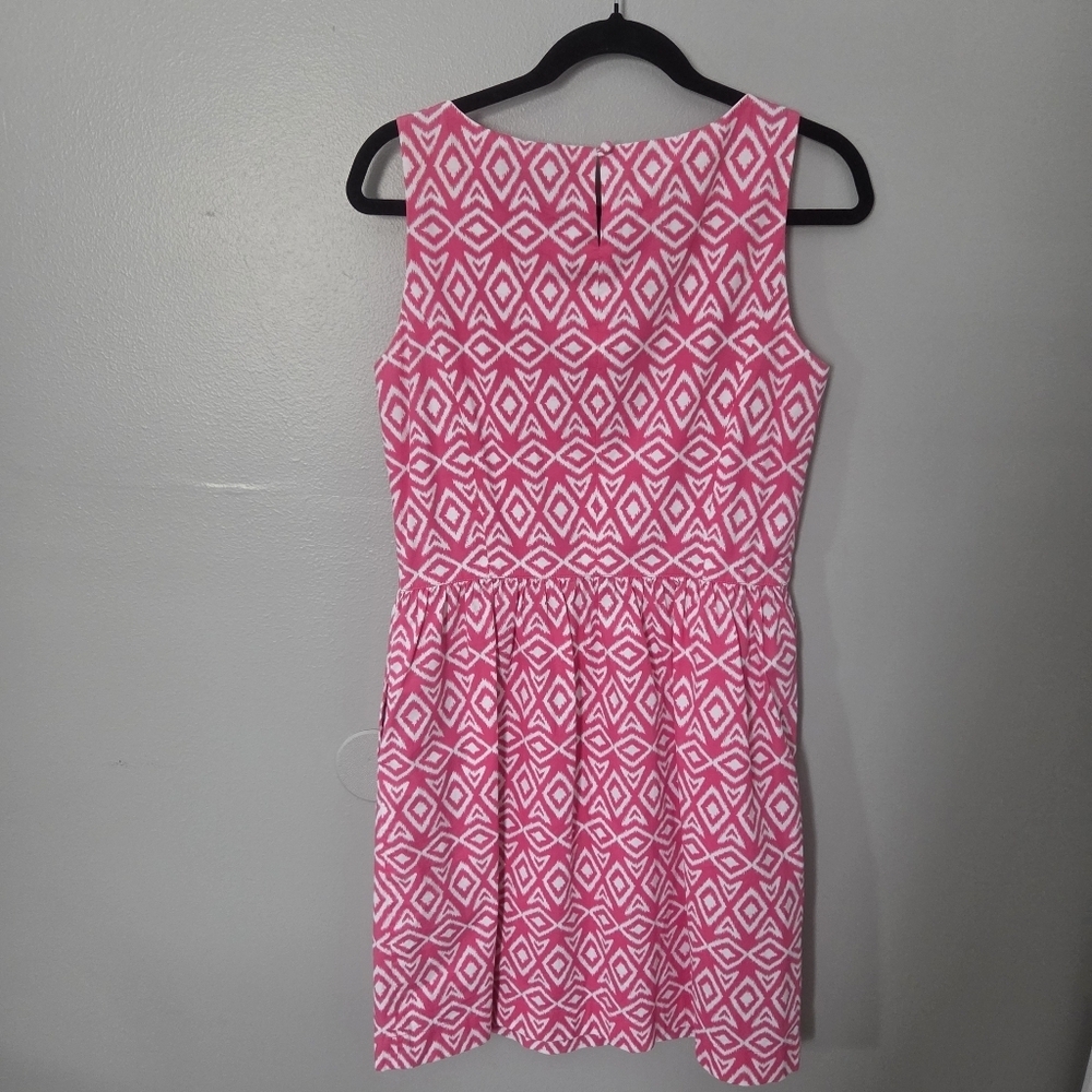 Brooks Brothers 346 Women's Pink Preppy Office Dress. Pockets. Sz 10 - Picture 4 of 9